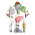 thumbnail image 1 of EQWLJWE Hawaiian Shirts for Men Trendy Easter Day Button Down Shirt Fun Easter Eggs Print Short Sleeve Tropical Holiday Top for Easter Day, 1 of 5