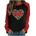 thumbnail image 1 of EQWLJWE Heart Print Shirts for Women Long Sleeve,Valentines Day Tee Shirt Crewneck Top Blouses Womens Sweatshirt Pullovers Tops, 1 of 4