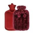 thumbnail image 1 of EQWLJWE Hot Water Bottle- Large 2L Capacity, Hot Water Bottle with Cover for Bed Warm Neck Shoulder Waist Back, Soft Fabric and Pure Natural Rubber, 1 of 3