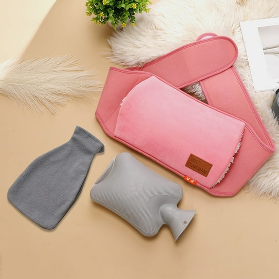 EQWLJWE Hot Water Bottles with Waist Cover for Menstrual Cramps,Portable Fast Heating Belly Wrap Belt,Back Belly Pain Relief for Women and Girl,Abdominal Warmer,Waist Heat Belt