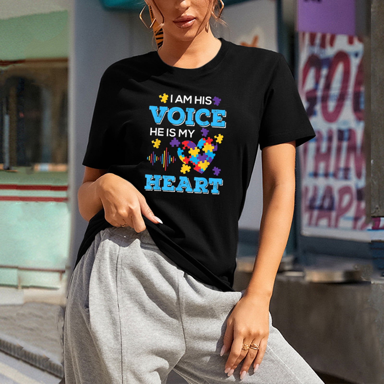 I Am His Voice He Is My Heart Shirt Autism Awareness I Am His Voice He Is My Heart Shirt Autism Awareness