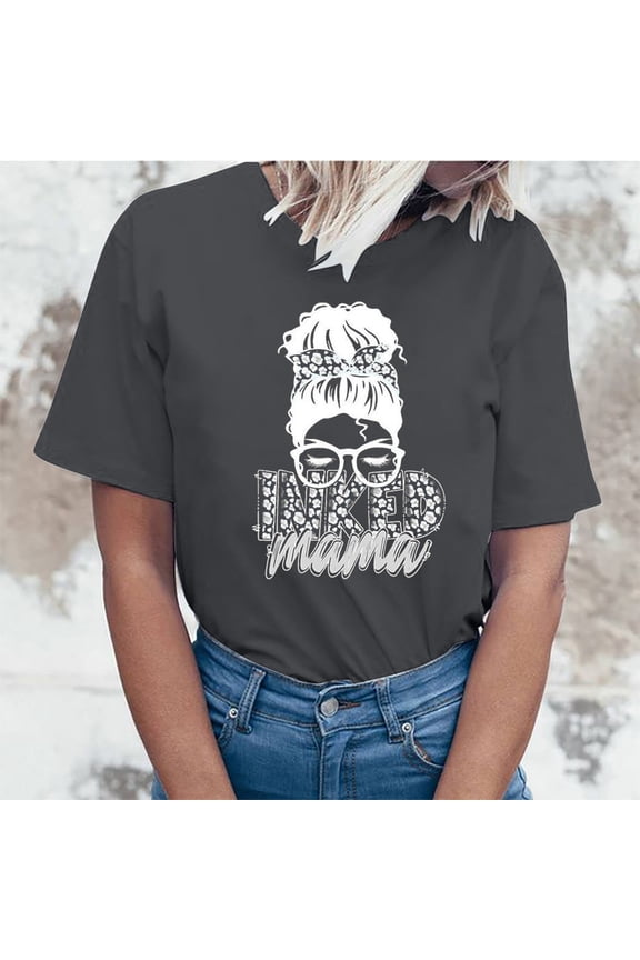Inked Mama Mom Life Leopard Print Pucker Up Tattooed Mama T-Shirt