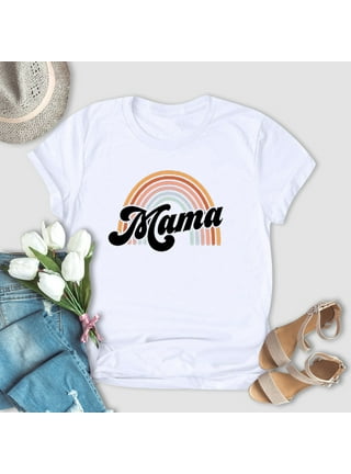 Monogrammed 'Mama Rainbow' Premium T-Shirt
