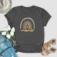 thumbnail image 1 of EQWLJWE Mama Shirt Women Mama Tshirt Rainbow Short Sleeve Shirt Mother Day Loose Cute Graphic Tees Tops, 1 of 5