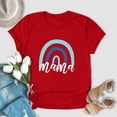 thumbnail image 1 of EQWLJWE Mama Shirt for Women Funny Mama Graphic Tees Shirt Mothers Day Letters Print T Shirt Tops, 1 of 5