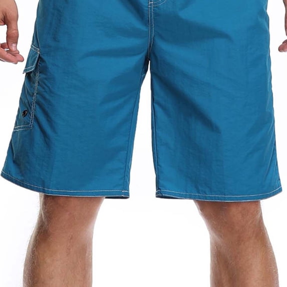 EQWLJWE Men's Shorts Casual Classic Fit Drawstring Summer Beach Shorts with Elastic Waist and Pockets