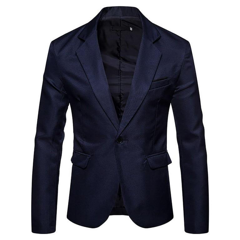 EQWLJWE Mens Casual Blazer Jacket Slim Fit Sports Coat Business
