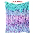 thumbnail image 1 of SDJMa Mermaid Throw Blanket,Flannel Fleece Blanket,Soft Cozy Fuzzy Comfy Warm Cute Lightweight Blanket for Girl,Kid,Toddler,Baby-ombre Microfiber Blanket for Couch,Bed,Sofa,50" x 40", 1 of 8