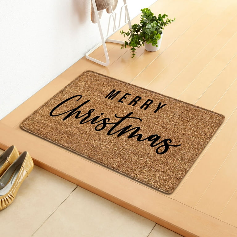 Modern Trees Rustic Winter Doormat  Rustic winter, Door mat, Custom doormat