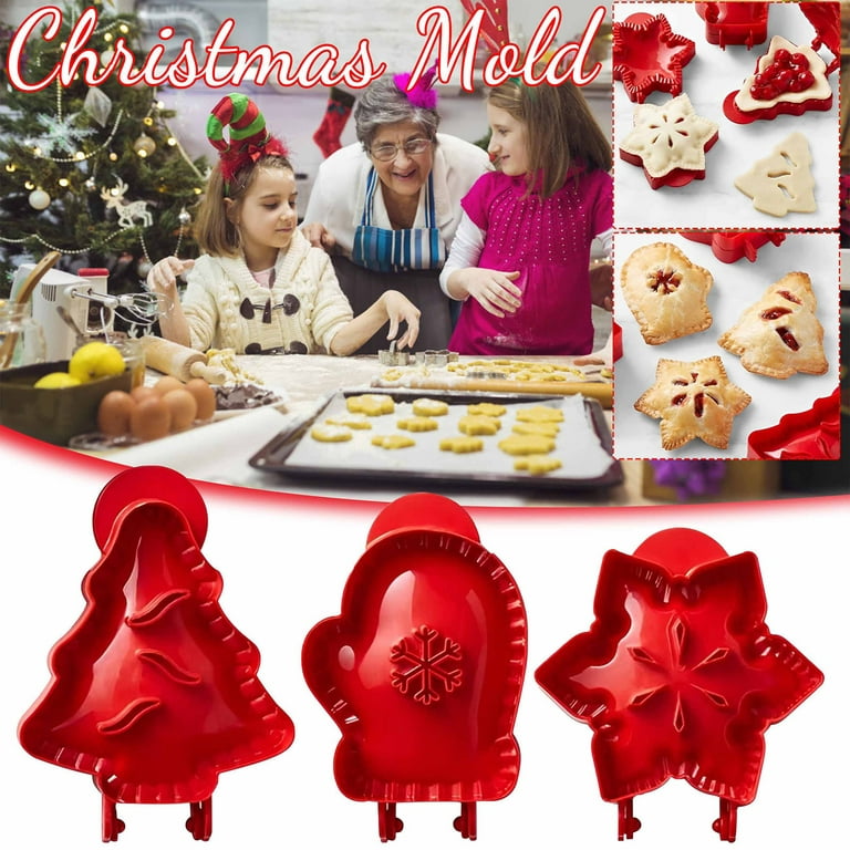 6PCS Hand Pie Molds for Baking Mini Pie Maker for Christmas Party Baking  Supplies Party Dough Presser Pocket Pie Molds