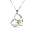 thumbnail image 1 of SDJMa Necklaces for Women, S925 Sterling Silver Heart Flower Bee Necklace Jewelry, Infinite Love Necklaces for Women,Two-tone Animal Pendant NecklaceNecklace Pendant Gifts for Mom Wife Girlfriend, 1 of 8