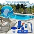 EQWLJWE Pool Cleaning Kit Pool Vacuum Jet Cleaner Poor Brush Chlorine