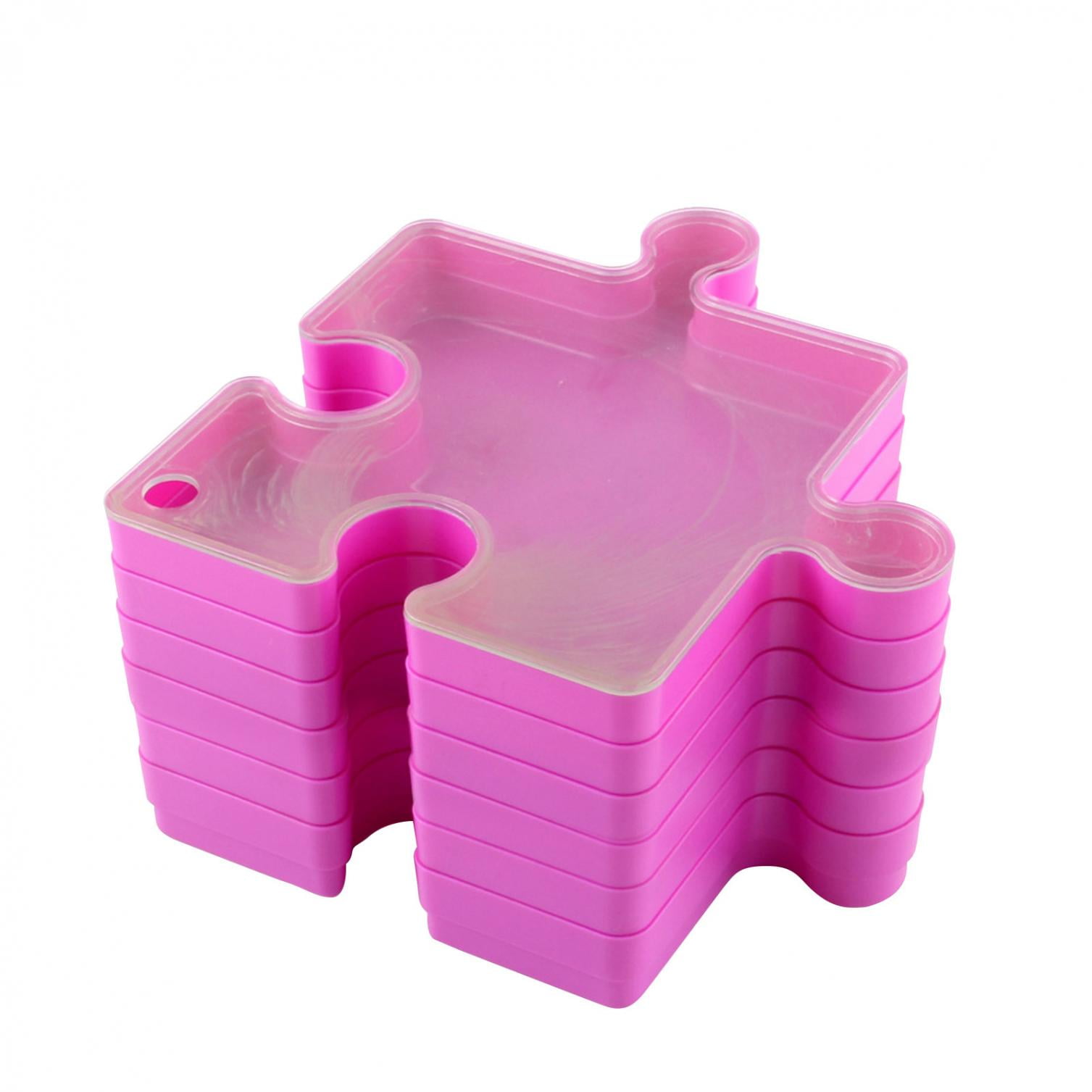 Stackable Puzzle Sorter Building Blocks Containers Storage Box Toy