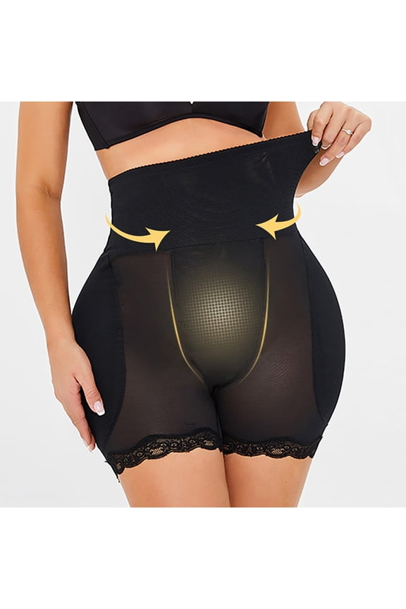 Shorts for Women Plus Size High Waist Lifter Hip and Hip Tucks In Pants for Outing or A Formal Event Black(S-6Xl)
