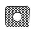 thumbnail image 1 of EQWLJWE Silicone Kitchen Sink Protector Mat Folding Hollow Drain Non Slip Kitchen Sink Mats for Bottom of Farmhouse Stainless Steel Porcelain Sink Kitchen Sink (Black, A), 1 of 5