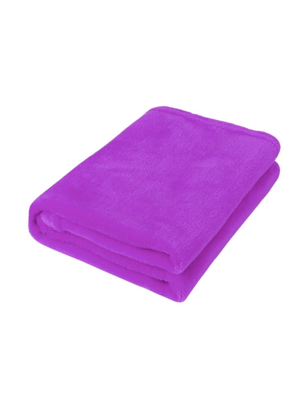 EQWLJWE Soft Blanket 17.7 x 25.5 Inches, Purple