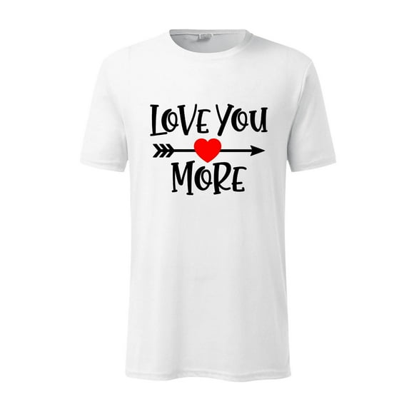 EQWLJWE T-Shirts for Men Men Valentine's Day Short Sleeve Love Printing Round Neck Pullover T Shirt Blouse