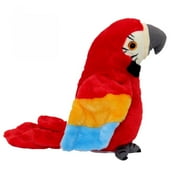 EQWLJWE Talking Parrot Repeats What You Say Mimicry Pet Toy Plush Buddy Parrot Children Gift