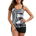 thumbnail image 1 of EQWLJWE Tankini Swimsuits for Women Retro Bathing Suits Two Pieces Modest Swimming Wear Sports Tank Tops with Boyshorts, 1 of 4