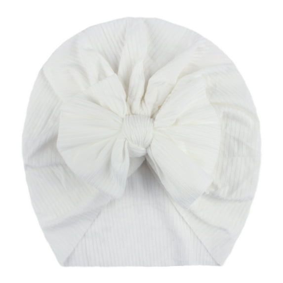 EQWLJWE Toddler Kids Baby Boy Girl Solid Knotted Hat Beanie Bow Headwear Accessories Girls' Hats Holiday Clearance
