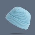 thumbnail image 1 of EQWLJWE Unisex Fashion Warm Winter Casual Knitted Hat Solid Color All-match Thick Hat Plush Hat Holiday Clearance, 1 of 2