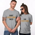 thumbnail image 1 of EQWLJWE Wedding Matching Valentine's Day T-Shirt Couples T-Shirts for Boyfriend & Girlfriend Letter Print Tees, 1 of 5