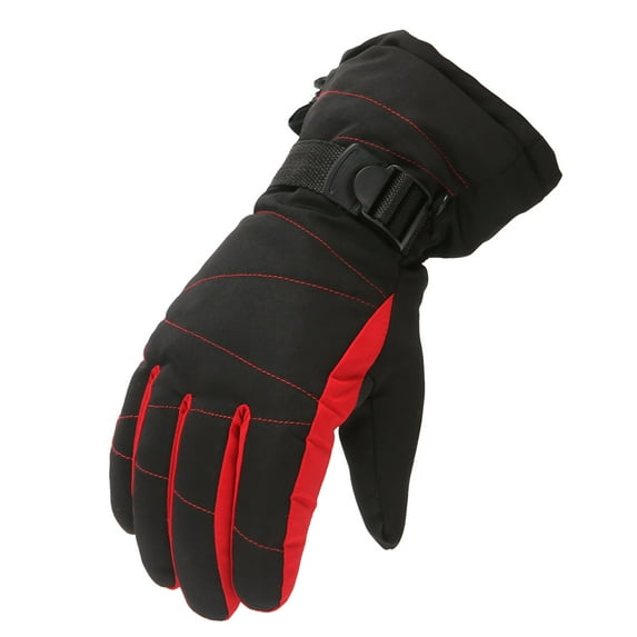 Honeeladyy Winter Skiing Men's Gloves Mountaineering Riding Warmth Waterproof And Velvet Gloves Holiday Clearance
