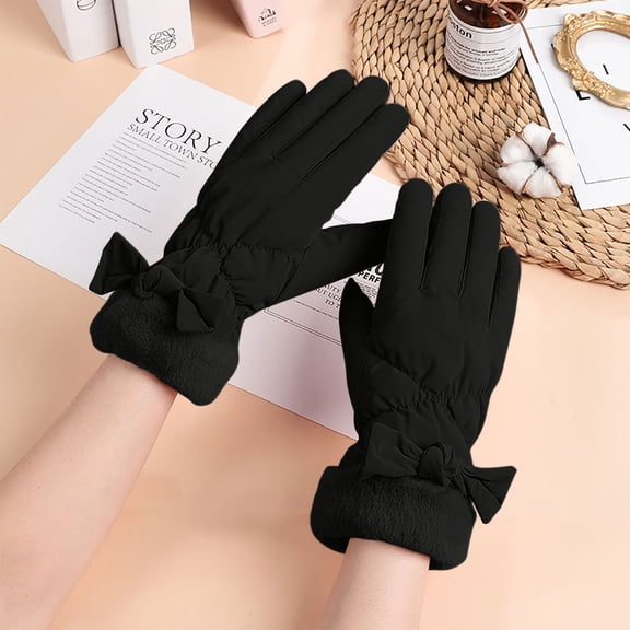 EQWLJWE Women Winter Gloves Warm Touchscreen Gloves Windproof Gloves For Women Girls Winter Using Gloves Holiday Clearance