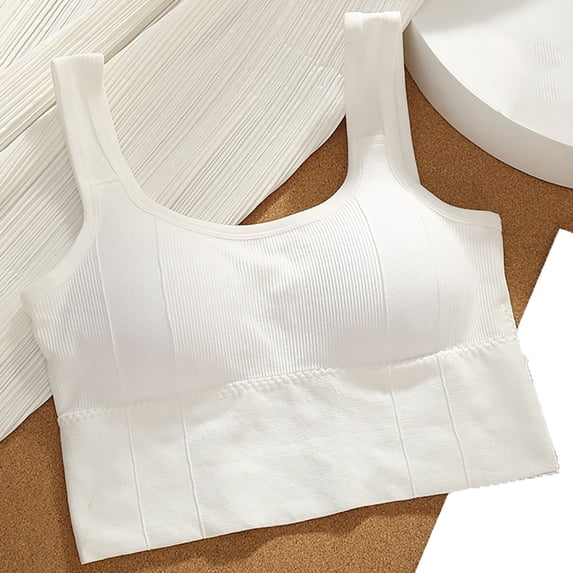 EQWLJWE Women's Bra Wire Free Underwear OnePiece Bra Everyday Underwear Wrap Chest Without Steel Ring Bras Sports Bra Holiday Clearance