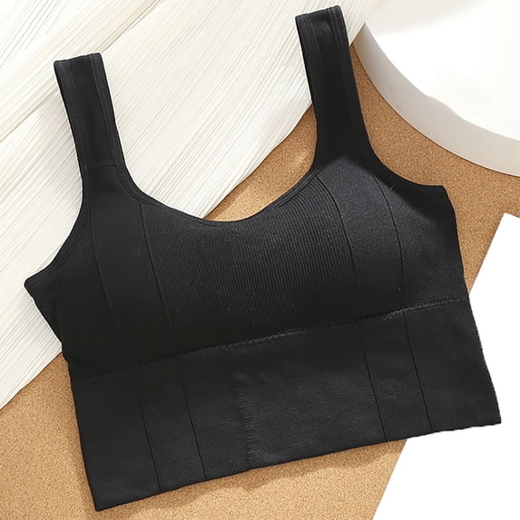 EQWLJWE Women's Bra Wire Free Underwear OnePiece Bra Everyday Underwear Wrap Chest Without Steel Ring Bras Sports Bra Holiday Clearance
