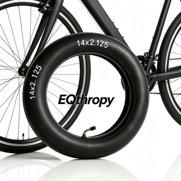 EQthropy 14x2.125 Bike Inner Tube, Thickened Replacement Inner Tube with 45 Angled Valve Stem, Compatible with Jetson Bolt Pro Gotrax 14 Inch Electric Scooters & Bicycles