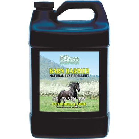 EQyss Barn Barrier Natural Fly Repellent for Horses, 1 Gallon