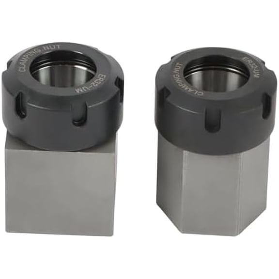 ER-32 Collet Block Square and Hex Collet Chuck Block Set for CNC Lathe Engraving Cutting Machine$$Tools & Hardware Other