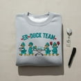 thumbnail image 1 of ER Duck Team Embroidered Sweatshirt, Emergency Room Nurse Gift, Funny Scrub Life Crewneck, Medical Tech Apparel, 1 of 4