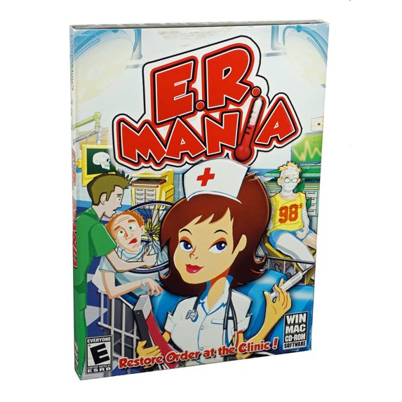 ER Mania: Restore Order at the Clinic - CDRom Software Game for Windows & Mac