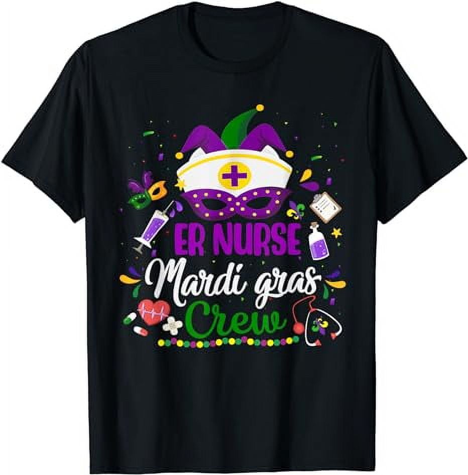mardi gras nurse shirt