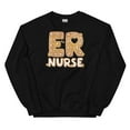 thumbnail image 1 of ER Nurse Sweater, Emergency Dept RN Sweatshirt, Nurse Sweater (Black, S), 1 of 1