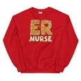 thumbnail image 1 of ER Nurse Sweater, Emergency Dept RN Sweatshirt, Nurse Sweater (Red, S), 1 of 1