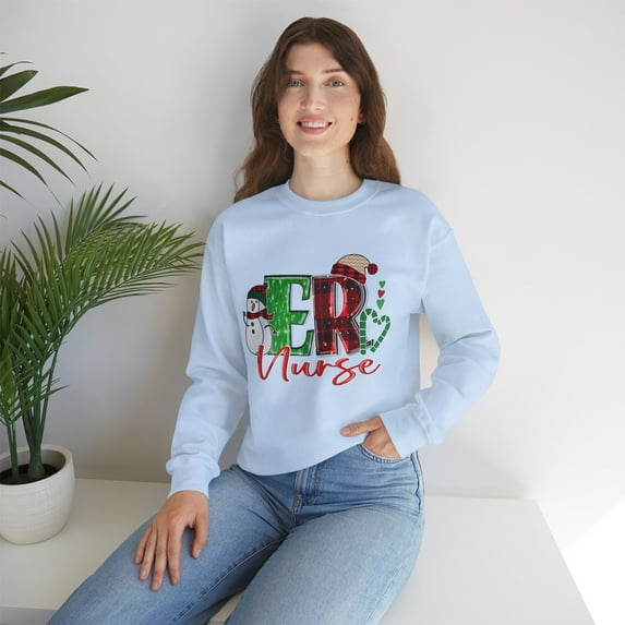 ER Nurse Sweatshirts, Christmas ER Nurse Sweatshirts, ER Nurse Gifts