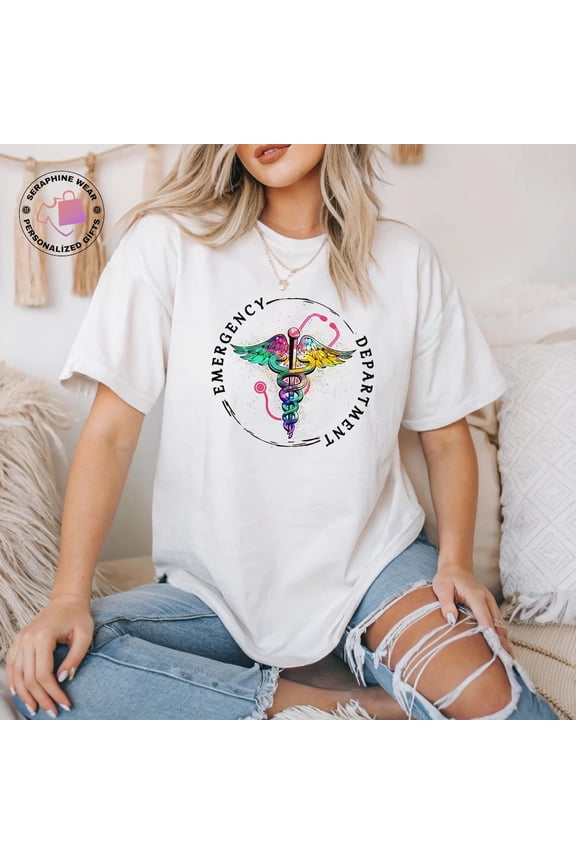 ER Nurse T-Shirt: Emergency Department Healthcare Workers All Size S-5Xl