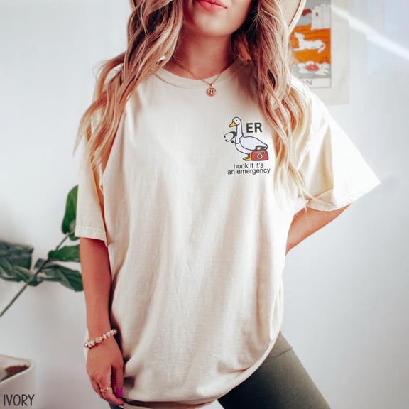 ER Shirt, Funny Nurse Gift, Emergency Nurse Shirt, Silly Goose Emergency Department T Shirt, Emergency Room Nurse Tee