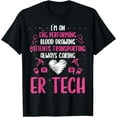 thumbnail image 1 of ER Tech Badge Buddy Emergency Room Technician Essentials T-Shirt, 1 of 4
