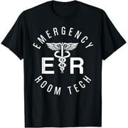 ER Tech Emergency Room Tech Caduceus ER Technician T-Shirt