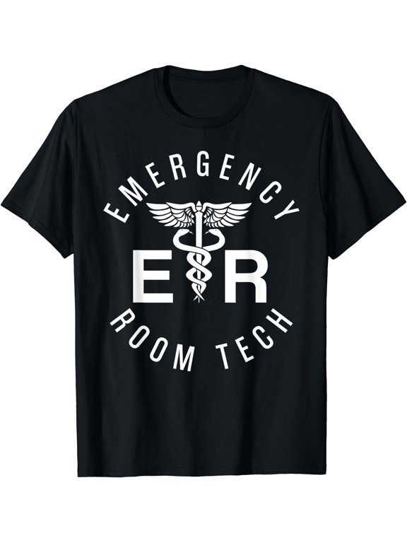 ER Tech Emergency Room Tech Caduceus ER Technician T-Shirt