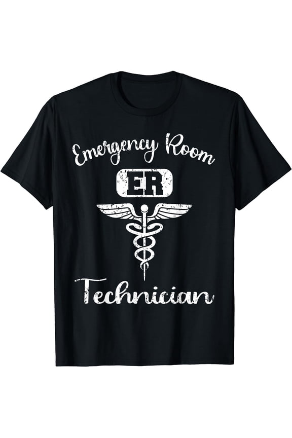 ER Tech Emergency Room Technologists Technicians T-Shirt