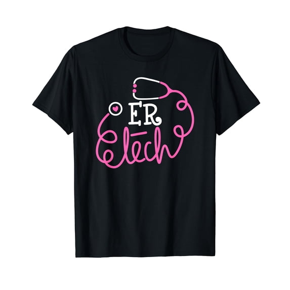 ER Tech Shirt Emergency room technologists technicians tees T-Shirt