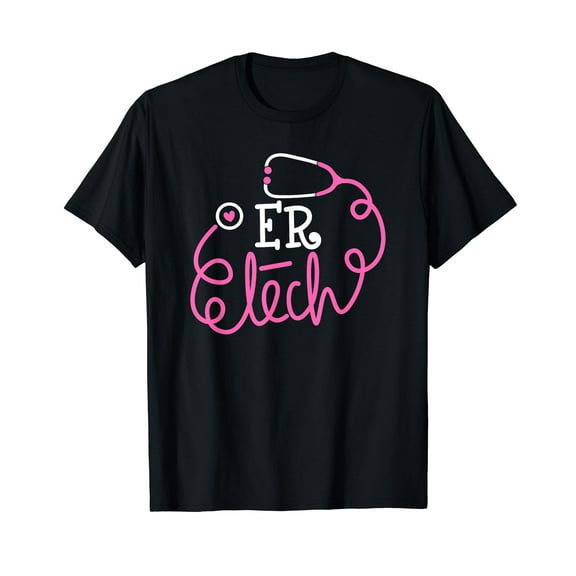 ER Tech Shirt Emergency room technologists technicians tees T-Shirt