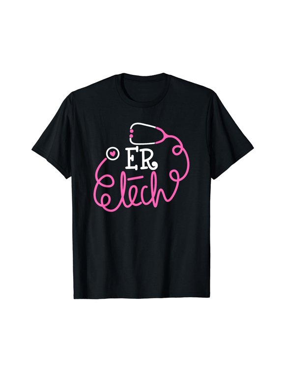 ER Tech Shirt Emergency room technologists technicians tees T-Shirt