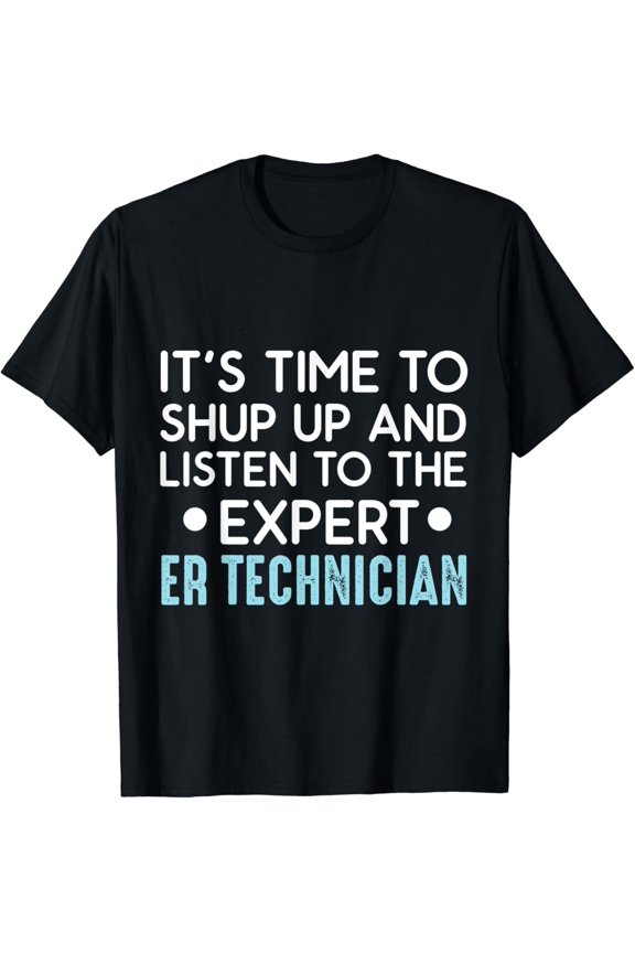 ER Technician Energetic Emergency Room Tech T-Shirt