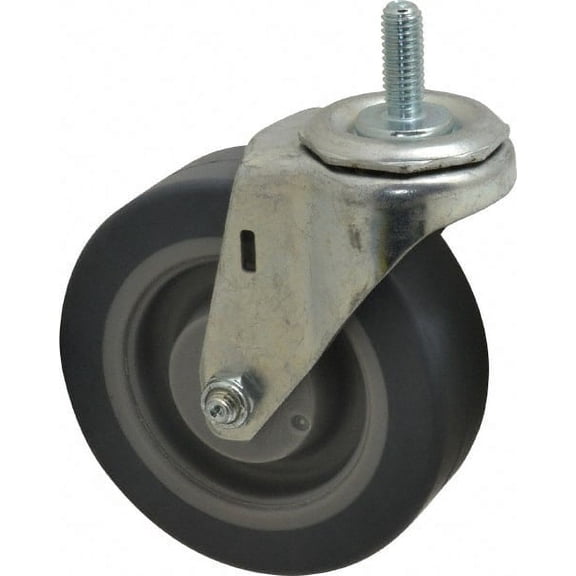 ER Wagner Stem Mount Swivel Caster 4" Diameter x 1-1/4" Wide Wheel, 4-1/2" High